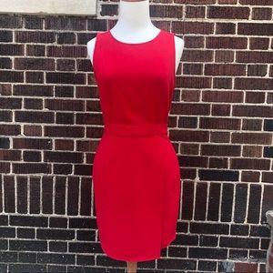 Forever 21 A line Open Back Red Dress